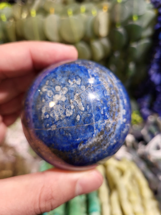 Lapis lazuli Sphere from Afghanistan 457gr