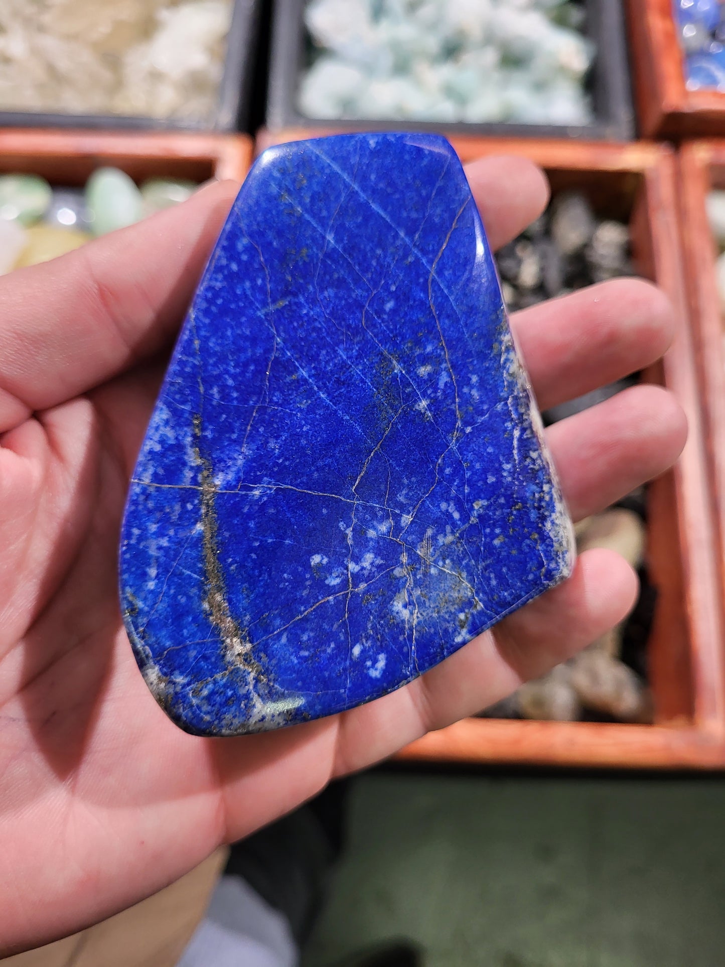 Lapis lazuli polished