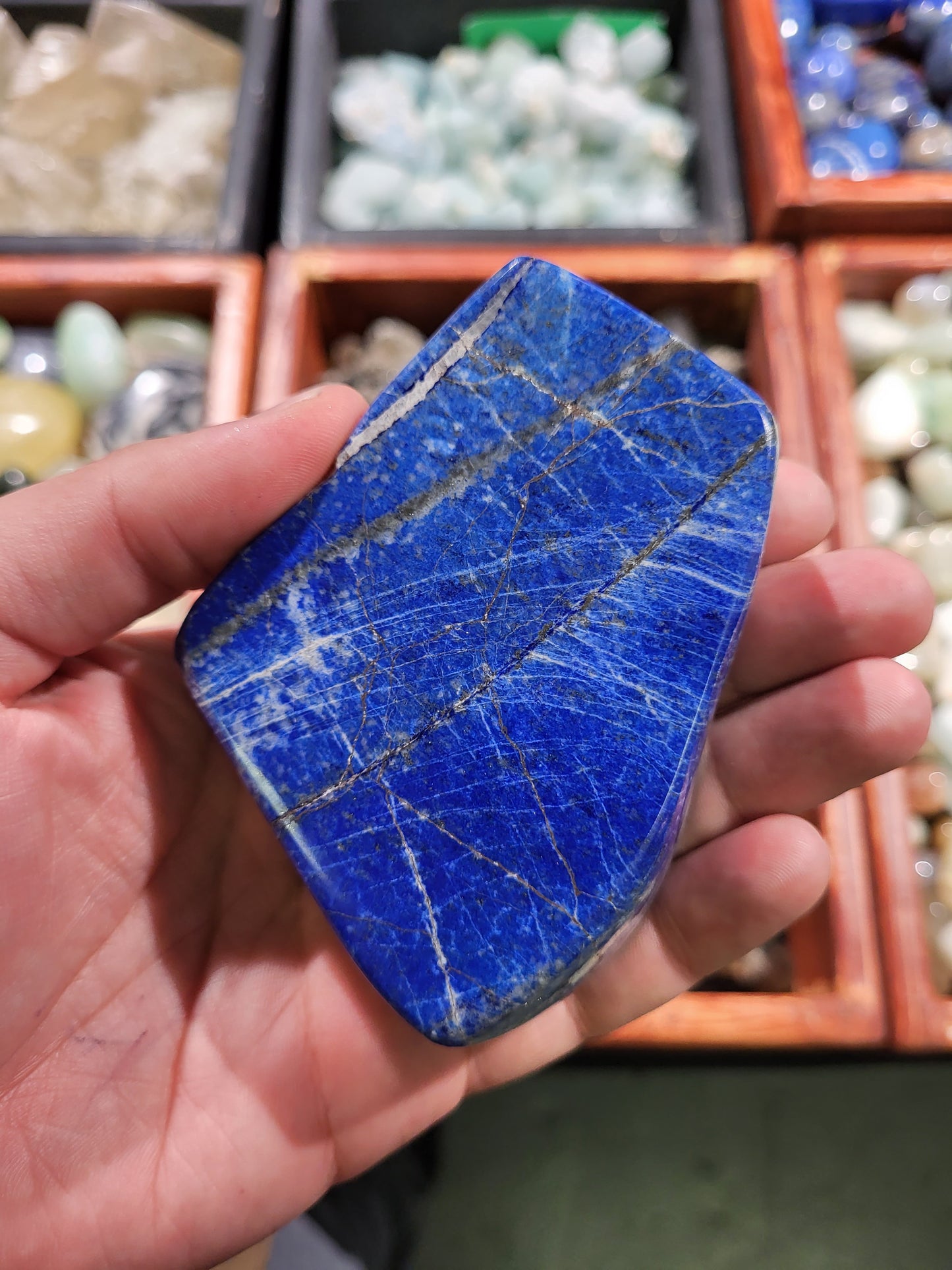 Lapis lazuli polished