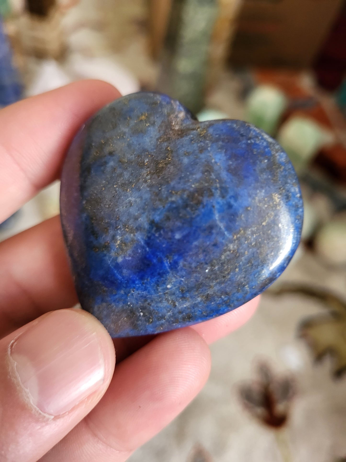 Harte lapis Lazuli compine with pyrite