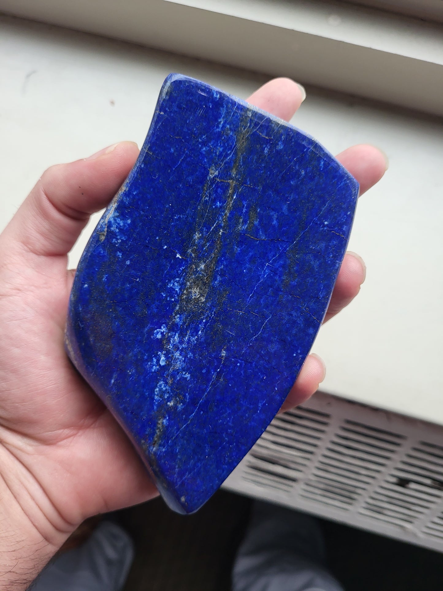 Lapis lazuli polished precious large peace